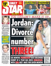 Daily Star Newspaper Front Page (UK) for 8 May 2014