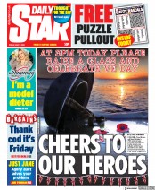 Daily Star (UK) Newspaper Front Page for 8 May 2020