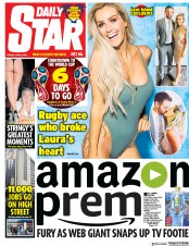 Daily Star (UK) Newspaper Front Page for 8 June 2018