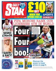 Daily Star front page for 8 August 2025