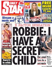 Daily Star (UK) Newspaper Front Page for 8 September 2018