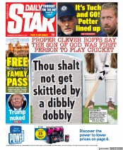 Daily Star (UK) Newspaper Front Page for 8 September 2022