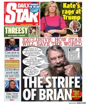 Daily Star (UK) Newspaper Front Page for 9 October 2020