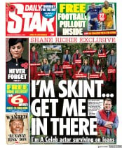 Daily Star (UK) Newspaper Front Page for 9 November 2020