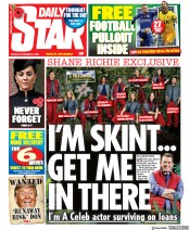 Daily Star (UK) Newspaper Front Page for 9 November 2020