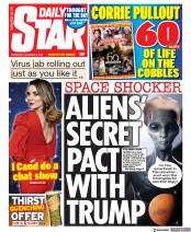 Daily Star (UK) Newspaper Front Page for 9 December 2020