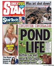 Daily Star (UK) Newspaper Front Page for 9 January 2020