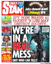 Daily Star (UK) Newspaper Front Page for 9 May 2023