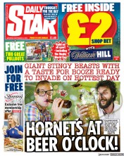 Daily Star (UK) Newspaper Front Page for 9 September 2023