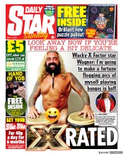Daily Star Sunday front page for 14 May 2023
