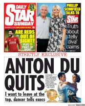 Daily Star Sunday (UK) Newspaper Front Page for 15 December 2019