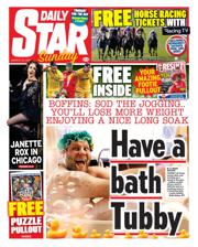 Daily Star Sunday front page for 16 March 2025