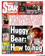 Daily Star Sunday (UK) Newspaper Front Page for 16 May 2021