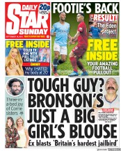 Daily Star Sunday (UK) Newspaper Front Page for 16 September 2018