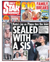 Daily Star Sunday (UK) Newspaper Front Page for 21 May 2017