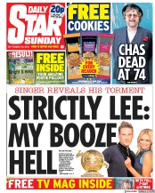 Daily Star Sunday (UK) Newspaper Front Page for 23 September 2018