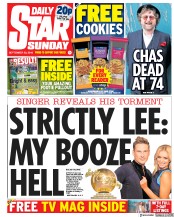 Daily Star Sunday (UK) Newspaper Front Page for 23 September 2018