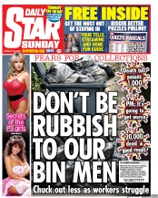 Daily Star Sunday (UK) Newspaper Front Page for 29 March 2020