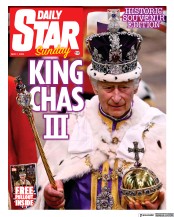 Daily Star Sunday front page for 7 May 2023