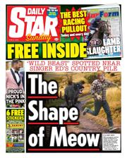 Daily Star Sunday front page for 8 June 2025