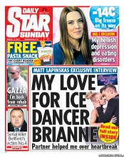 Daily Star Sunday (UK) Newspaper Front Page for 10 March 2013