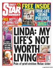 Daily Star Sunday (UK) Newspaper Front Page for 19 January 2014