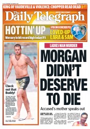 Daily Telegraph (Australia) Newspaper Front Page for 10 October 2013