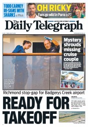 Daily Telegraph (Australia) Newspaper Front Page for 10 May 2013