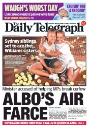 Daily Telegraph (Australia) Newspaper Front Page for 10 August 2013