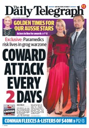 Daily Telegraph (Australia) Newspaper Front Page for 11 January 2014