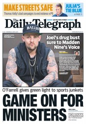 Daily Telegraph (Australia) Newspaper Front Page for 11 June 2013