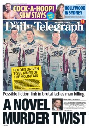 Daily Telegraph (Australia) Newspaper Front Page for 12 October 2013