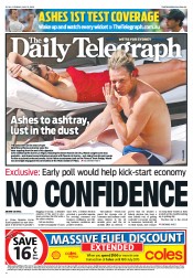 Daily Telegraph (Australia) Newspaper Front Page for 12 July 2013