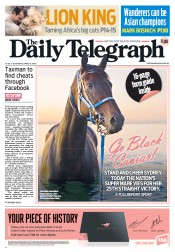 Daily Telegraph (Australia) Newspaper Front Page for 13 April 2013