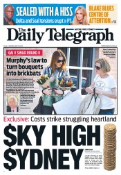 Daily Telegraph (Australia) Newspaper Front Page for 13 May 2013