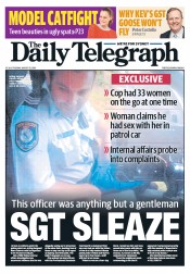 Daily Telegraph (Australia) Newspaper Front Page for 13 August 2013