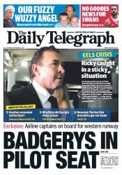 Daily Telegraph (Australia) Newspaper Front Page for 13 September 2013