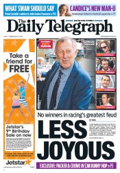 Daily Telegraph (Australia) Newspaper Front Page for 14 May 2013