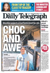 Daily Telegraph (Australia) Newspaper Front Page for 15 November 2013
