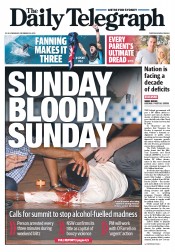Daily Telegraph (Australia) Newspaper Front Page for 16 December 2013