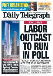 Daily Telegraph (Australia) Newspaper Front Page for 16 May 2013