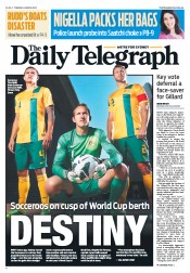 Daily Telegraph (Australia) Newspaper Front Page for 17 June 2013