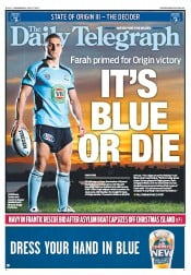 Daily Telegraph (Australia) Newspaper Front Page for 17 July 2013