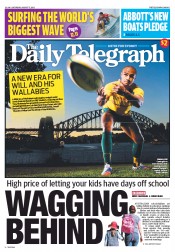 Daily Telegraph (Australia) Newspaper Front Page for 17 August 2013