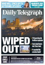 Daily Telegraph (Australia) Newspaper Front Page for 19 April 2013