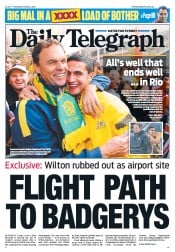 Daily Telegraph (Australia) Newspaper Front Page for 19 June 2013