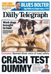 Daily Telegraph (Australia) Newspaper Front Page for 1 April 2013
