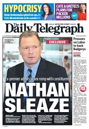 Daily Telegraph (Australia) Newspaper Front Page for 20 November 2013