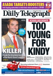 Daily Telegraph (Australia) Newspaper Front Page for 21 September 2013