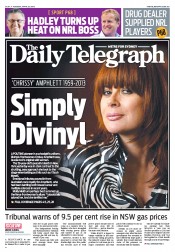 Daily Telegraph (Australia) Newspaper Front Page for 23 April 2013